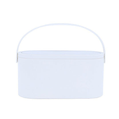Portable LED Light Storage Box Beauty And Makeup Mirror